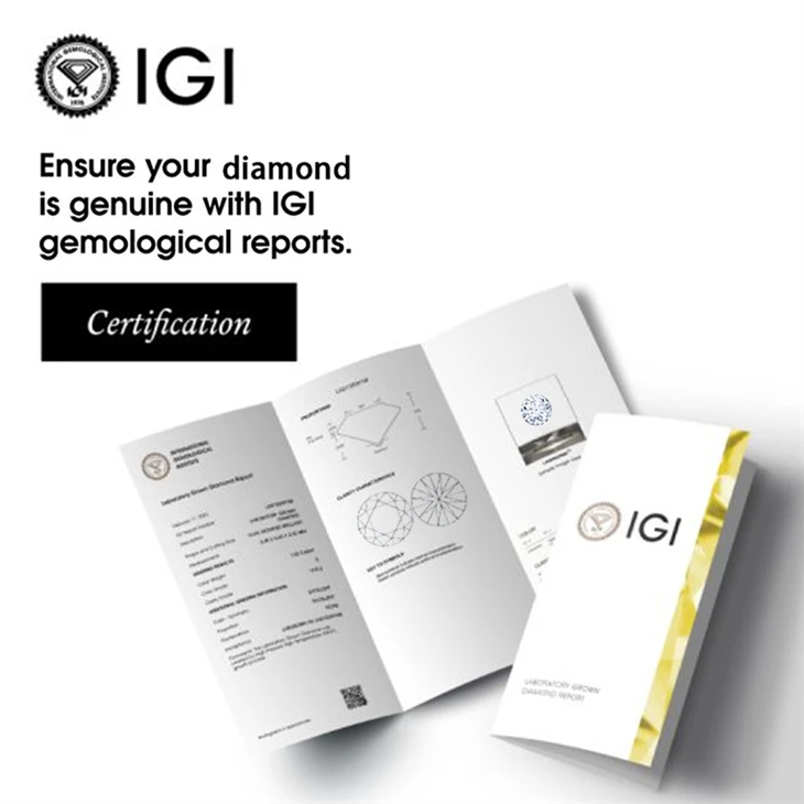 Lab Diamond Emerald Cut With IGI Certificate