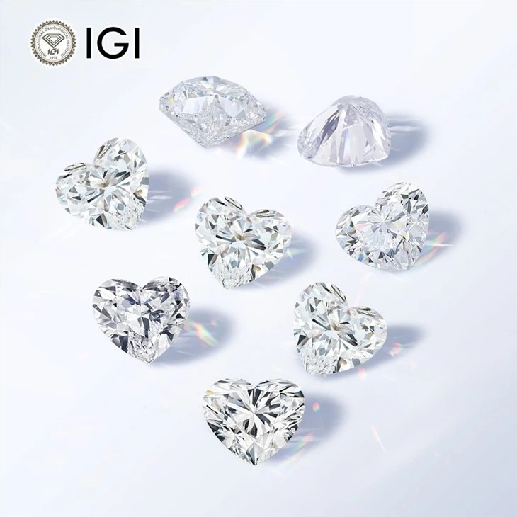 Lab Grown Heart Shaped Diamond with IGI Certificate Lab Grown Heart Shaped Diamond with IGI Certificate